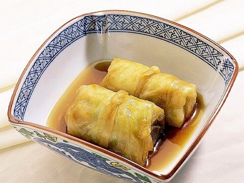 かき醤油で簡単♪和風ロールキャベツ